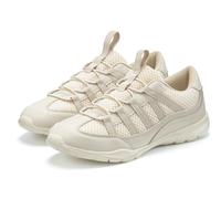 Sneaker LASCANA "Freizeitschuh, Halbschuh", Damen, Gr. 38, beige, Obermaterial: 50% Lederimitat, 50% Textilmaterial. Decksohle: 100% Textilmaterial. Futter: 100% Textilmaterial. Laufsohle: 100% Synthe