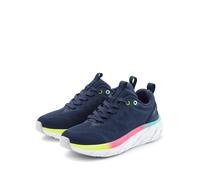Sneaker LASCANA "Halbschuh, Turnschuh, Freizeitschuh", Damen, Gr. 39, blau (navy, multi), Obermaterial: 100% Textilmaterial. Decksohle: 100% Textilmaterial. Futter: 100% Textilmaterial. Laufsohle: 100