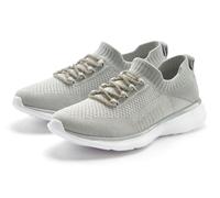 Sneaker LASCANA "Slip-On-Sneaker, Slipper, Freizeitschuh", Damen, Gr. 36, grau (hellgrau), Obermaterial: 100% Textilmaterial. Decksohle: 100% Textilmaterial. Futter: 100% Textilmaterial. Laufsohle: 10