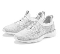 Sneaker LASCANA "Slipper, Halbschuh", Damen, Gr. 37, grau, Obermaterial: 100% Textilmaterial. Decksohle: 100% Textilmaterial. Futter: 100% Textilmaterial. Laufsohle: 100% Synthetik, unifarben mit Farb