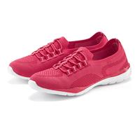 Sneaker LASCANA, Damen, Gr. 37, pink, Obermaterial: 100% Textilmaterial. Futter: 100% Textilmaterial. Decksohle: 100% Textilmaterial. Laufsohle: 100% Synthetik, unifarben, sportlich, Schuhe, Slipper,