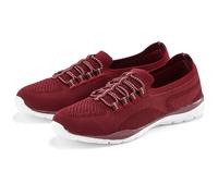 Sneaker LASCANA Gr. 41, rot (bordeaux) Damen Schuhe Slipper Slip-on-Sneaker Socksneaker (12074818-41) bordeaux