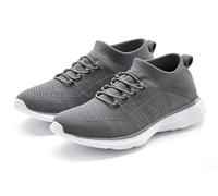 Sneaker LASCANA "Slipper, Halbschuh, Turnschuhe, Slip-On-Sneaker, bequem", Damen, Gr. 40, grau, Obermaterial: 100% Textilmaterial. Decksohle: 100% Textilmaterial. Futter: 100% Textilmaterial. Laufsohl