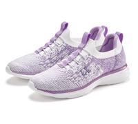 Sneaker LASCANA "Slipper, Halbschuh, Turnschuhe, Slip-On-Sneaker", Damen, Gr. 43, lila, Obermaterial: 100% Textilmaterial. Decksohle: 100% Textilmaterial. Futter: 100% Textilmaterial. Laufsohle: 100%