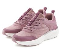 Sneaker LASCANA "Turnschuhe", Damen, Gr. 37, lila, Obermaterial: 70% Textilmaterial, 30% Lederimitat. Decksohle: 100% Textilmaterial. Futter: 100% Textilmaterial. Laufsohle: 100% Synthetik, unifarben,