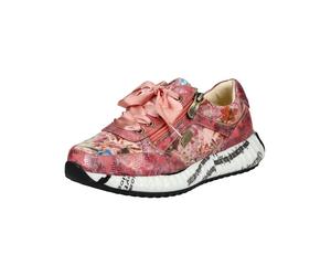 Sneaker LAURA VITA "LAURA VITA Sneaker Leder/Textil", Damen, Gr. 39, rot (erdbeere), Leder, Textil, Schuhe Sneaker (47322303-39) erdbeere