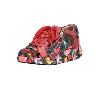 Sneaker LAURA VITA "LAURA VITA Sneaker Leder/Textil", Damen, Gr. 40, rot, Leder, Textil, casual, Schuhe (13867308-40) rot