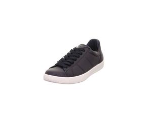 Sneaker LEGERO "SILENCE", Damen, Gr. 39, blau (nachtblau), Nappaleder, unifarben, Schuhe Sneaker, Schnürschuh, Halbschuh, Freizeitschuh mit Ziernähten (23505469-39) nachtblau