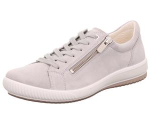Sneaker LEGERO "TANARO 5.0", Damen, Gr. 41, grau, Veloursleder, unifarben, Schuhe Sneaker, Komfortschuh, Freizeitschuh, Schnürschuh mit Reißverschluss (67623752-41) grau