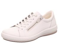 Sneaker LEGERO "TANARO 5.0", Damen, Gr. 44, Textil, weiß (sanftes weiß), Nappaleder, unifarben, Schuhe Sneaker, Komfortschuh, Freizeitschuh, Schnürschuh mit Reißverschluss (19898551-44) sanftes weiß