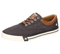 Sneaker LERROS, Herren, Gr. 41, schwarz, Textil, kontrastfarbene Details, Schuhe Sneaker, Schnürschuh, Halbschuh, Freizeitsneaker mit weichem Schaftrand (41601119-41) schwarz