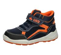 Sneaker LICO "Freizeitstiefel Nabudo VS", Jungen, Gr. 33, blau, Veloursleder, Schuhe Sneaker (51423541-33)