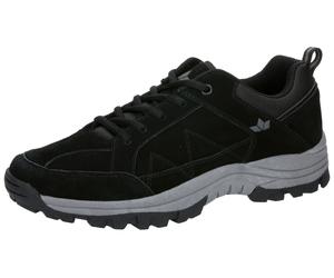 Sneaker LICO "Schnürschuh Argus", Herren, Gr. 40, schwarz, Veloursleder, Schuhe Sneaker (96816004-40) schwarz