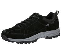 Sneaker LICO "Schnürschuh Argus", Herren, Gr. 44, schwarz, Veloursleder, Schuhe Sneaker (96816004-44) schwarz