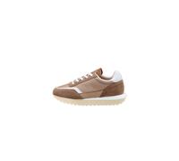 Sneaker LLOYD "BLAZE", Damen, Gr. 39, braun (beige), Leder, unifarben, Basic, Schuhe Sneaker, mit herausnehmbarem Fußbett (77006520-39) beige