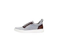 Sneaker LLOYD "DRIFT", Herren, Gr. 41, braun (grau), Leder, Textil, unifarben, Basic, Schuhe Sneaker, mit herausnehmbarem Fußbett (63138619-41) grau