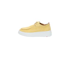 Sneaker LLOYD "Hochwertiger Sneaker", Damen, Gr. 38, gelb, Leder, unifarben, Schuhe Sneaker, mit modernem Design (58932712-38) gelb