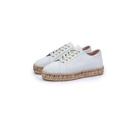 Sneaker LLOYD "Hochwertiger Sneaker", Damen, Gr. 39, weiß (beige), Leder, unifarben, Schuhe Sneaker, mit modernem Design (35127437-39) beige