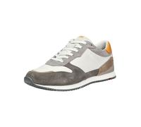Sneaker LLOYD "LLOYD Sneaker Leder", Herren, Gr. 42, orange (grau, orange), Leder, Schuhe Sneaker (41215669-42) grau, orange