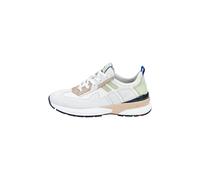 Sneaker LLOYD "Moderner Sneaker", Damen, Gr. 37, atmungsaktiv, weiß, Leder, gemustert, Schuhe Sneaker, mit herausnehmbarem Fußbett (59053547-37) weiß