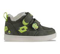 Sneaker LOTTO, Damen, Gr. 22, olive, lime, Synthetik, Textil, mehrfarbig, Schuhe Sneaker, - in kindgerechter Passform (91763307-22) olive, lime