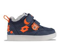 Sneaker LOTTO, Damen, Gr. 27, navy, orange, Synthetik, Textil, mehrfarbig, Schuhe Sneaker, - in kindgerechter Passform (24517600-27) navy, orange