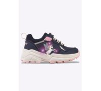 Sneaker LOTTO, Damen, Gr. 35, blau (navy, rose), Synthetik, Schuhe Sneaker, mit coolem Blinkeffekt (64693469-35) navy, rose