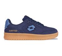 Sneaker LOTTO, Damen, Gr. 37, blau (navy, midblau), Synthetik, mehrfarbig, Schuhe Sneaker, - aus tierfreiem Velours (88327325-37) navy, midblau