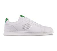Sneaker LOTTO, Damen, Gr. 37, grün (weiß, grün), Synthetik, clean, Schuhe Sneaker, - in sportivem Retro Tennis Design (25511667-37) weiß, grün