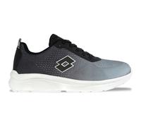 Sneaker LOTTO, Herren, Gr. 37, schwarz, grau, Mesh, Synthetik, Schuhe Sneaker, - mit präzisionsgewirktem und zonenstrukturiertem Mesh Obermaterial (22535719-37) schwarz, grau