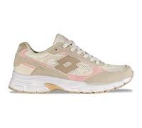 Sneaker LOTTO, Damen, Gr. 39, beige (sand, rose), Kunstfaser, Synthetik, Schuhe Sneaker, - mit Flexkerben für natürlichen Bewegungsablauf (27235308-39) sand, rose