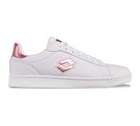 Sneaker LOTTO, Damen, Gr. 40, pink (weiß, pink), Synthetik, clean, Schuhe Sneaker, - mit chiquen Kontrast-Details (38058602-40) weiß, pink