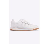 Sneaker LOTTO, Damen, Gr. 40, weiß (weiß, leuchtendesgrau), Synthetik, Textil, Schuhe Sneaker, - mit drei praktischen Klettverschlüssen (68925125-40) weiß, leuchtendesgrau