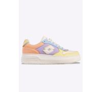 Sneaker LOTTO, Damen, Gr. 42, gelb, flamingo, Synthetik, mehrfarbig, Schuhe Sneaker, - auch in Kindergrößen erhältlich (83809416-42) gelb, flamingo