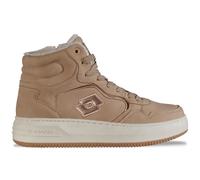 Sneaker LOTTO, Damen, Gr. 42, weiß (beige, sanftes weiß), Synthetik, Textil, metallic, Schuhe Sneaker, - mit kuschelig weichem Wohlfühlfutter (64080048-42) beige, sanftes weiß