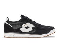 Sneaker LOTTO, Herren, Gr. 43, schwarz, weiß, Synthetik, mehrfarbig, Schuhe Sneaker, - in angesagtem Retrodesign (60637143-43) schwarz, weiß