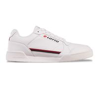 Sneaker LOTTO, Damen, Gr. 45, rot (weiß, rot), Kunstfaser, Synthetik, clean, Schuhe Sneaker, - besonders vielseitig zu kombinieren (10926725-45) weiß, rot