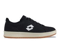 Sneaker LOTTO, Damen, Gr. 46, weiß (schwarz, weiß), Synthetik, Schuhe Sneaker, - mit bequem gepolsterter Schaftkante (33547703-46) schwarz, weiß