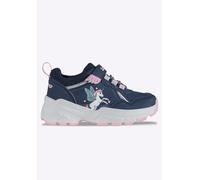Sneaker LOTTO, Mädchen, Gr. 35, blau (navy, rose), Synthetik, Schuhe Sneaker, mit coolem Blinkeffekt (64693469-35) navy, rose