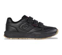 Sneaker LOTTO, Herren, Gr. 39, schwarz, Synthetik, clean, Schuhe Sneaker, - mit Flexkerben für einen natürlichen Bewegungsablauf (89119002-39) schwarz