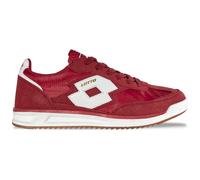 Sneaker LOTTO, Herren, Gr. 43, rot, weiß, Synthetik, mehrfarbig, Schuhe Sneaker, - in angesagtem Retrodesign (99395006-43) rot, weiß