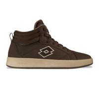 Sneaker LOTTO, Herren, Gr. 45, braun (schwarz braun, sand), Synthetik, Textil, mehrfarbig, Schuhe Sneaker, - mit praktischem Zipper auf der Schuh-Innenseite (17951535-45) schwarz braun, sand