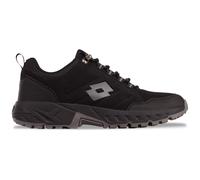 Sneaker LOTTO, Herren, Gr. 46, schwarz (schwarz, grau), Kunstfaser, Synthetik, mehrfarbig, Schuhe Sneaker, - mit Laceloops & Metalhooks (53755355-46) schwarz, grau