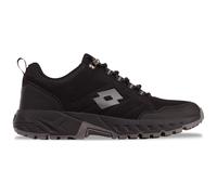 Sneaker LOTTO, Gr. 47, schwarz (schwarz, grau), Synthetik, Kunstfaser, mehrfarbig, sportlich, Schuhe, - mit Laceloops & Metalhoos (44362547-47) schwarz, grau