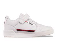 Lotto Unisex Kinder Sneaker, White Red, 27 EU