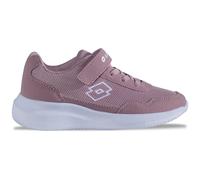 Sneaker LOTTO, Kinder, Gr. 28, weiß (dunkelrose, weiß), Kunstfaser, Synthetik, Schuhe Sneaker, - in kinderfußgerechter Passform (27891049-28) dunkelrose, weiß