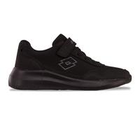 Sneaker LOTTO, Kinder, Gr. 34, schwarz (schwarz, grau), Kunstfaser, Synthetik, unifarben, Schuhe Sneaker, - extra leicht & bequem (16027266-34) schwarz, grau
