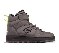 Sneaker LOTTO, Kinder, Gr. 35, grau (dunkelgrau, schwarz), Synthetik, Textil, Schuhe Sneaker, - mit kuschelig-warmem Teddyfutter (43583065-35) dunkelgrau, schwarz