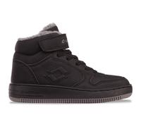Sneaker LOTTO, Kinder, Gr. 35, schwarz (schwarz, dunkelgrau), Synthetik, Schuhe Sneaker, - mit kuschelig-wärmendem Futter (21904608-35) schwarz, dunkelgrau