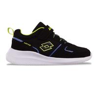 Sneaker LOTTO, Kinder, Gr. 28, gelb (schwarz, lime), Kunstfaser, Synthetik, mehrfarbig, Schuhe Sneaker, - besonders leicht & bequem (42474829-28) schwarz, lime